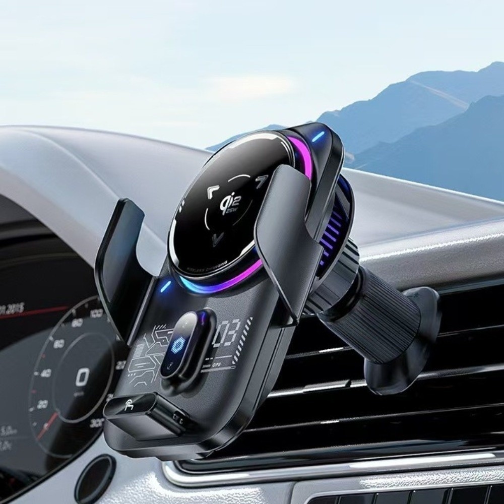 Wireless Car Charger Mount Fast Charging - Magnetic Wireless Car Charger 15W/25W Fast