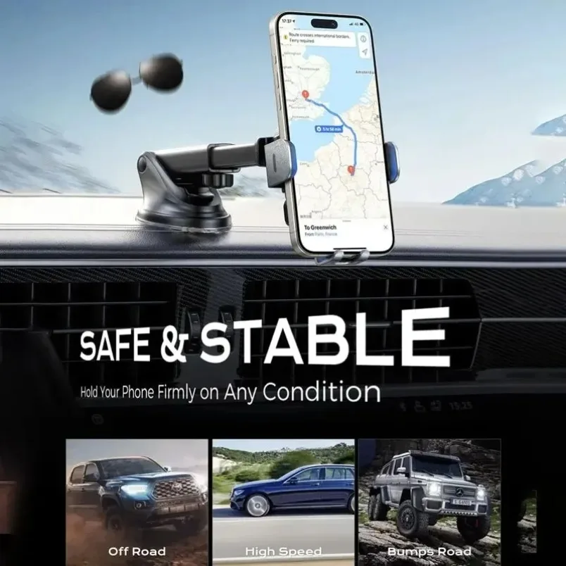 Wireless Car Charger Mount Fast Charging - Wireless Car Charger Phone Holder 15W