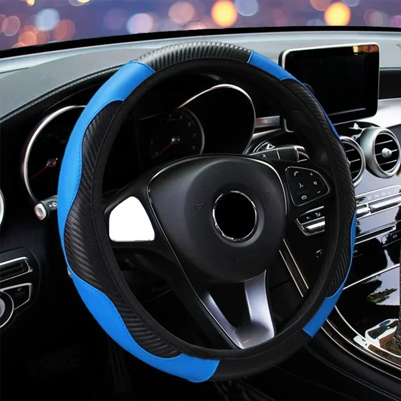Car Steering Wheel Cover Anti Slip Breathable - Anti-Slip Car Steering Wheel Cover Anti