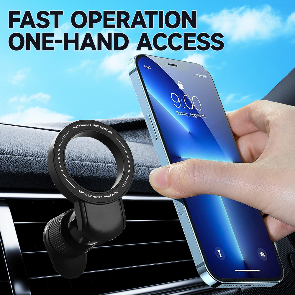 Magnetic Phone Holder For Car Vent - Universal Magnetic Car Phone Holder Air