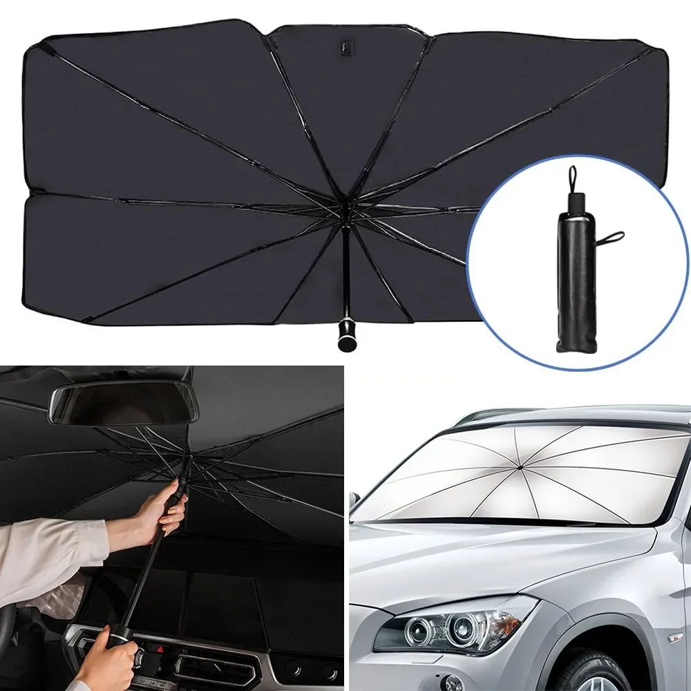 Car Windshield Sun Shade Umbre - đánh giá và giá Car Sunshade Windshield Umbrella Foldable