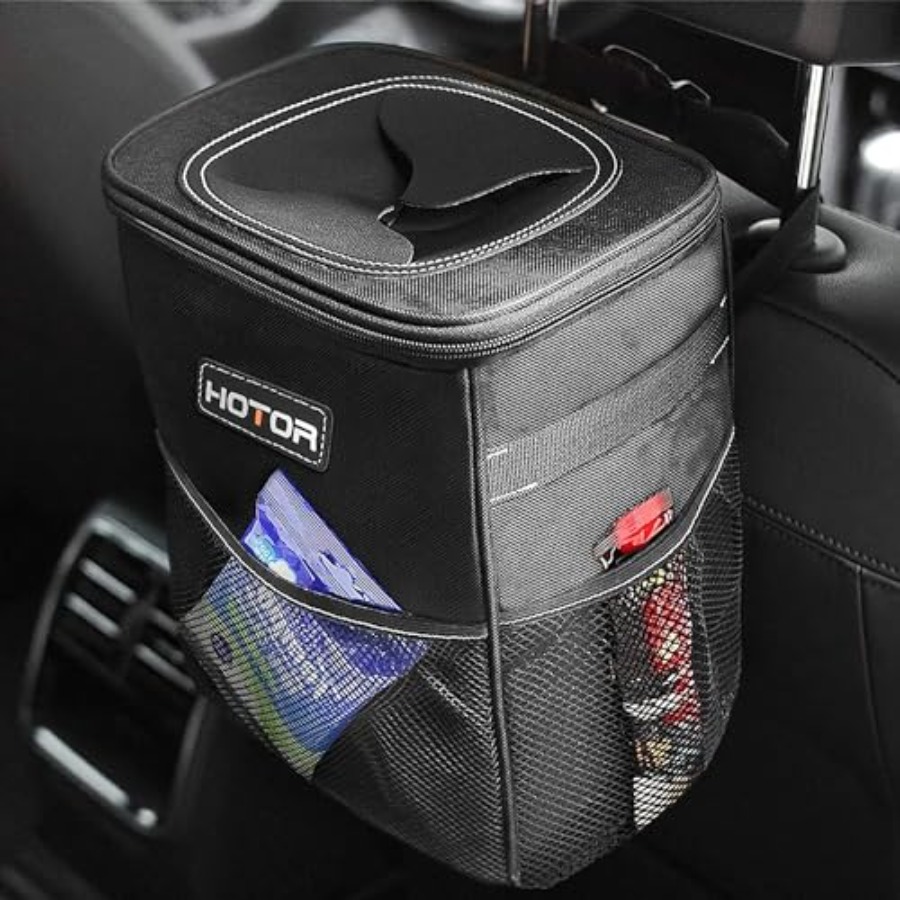 Car Trash Can with Lid and Sto - đánh giá và giá Waterproof Car Trash Can With Lid