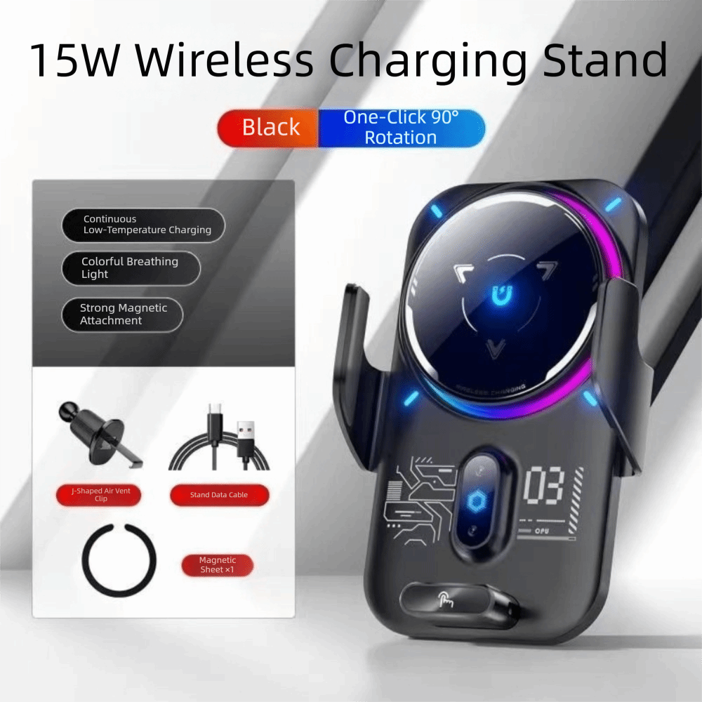 Magnetic Wireless Car Charger  - đánh giá và giá Wireless Car Charger Mount Fast Charging