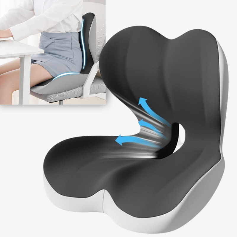 Memory Foam Ergonomic Car Seat - đánh giá và giá Memory Foam Car Neck Pillow Lumbar Support