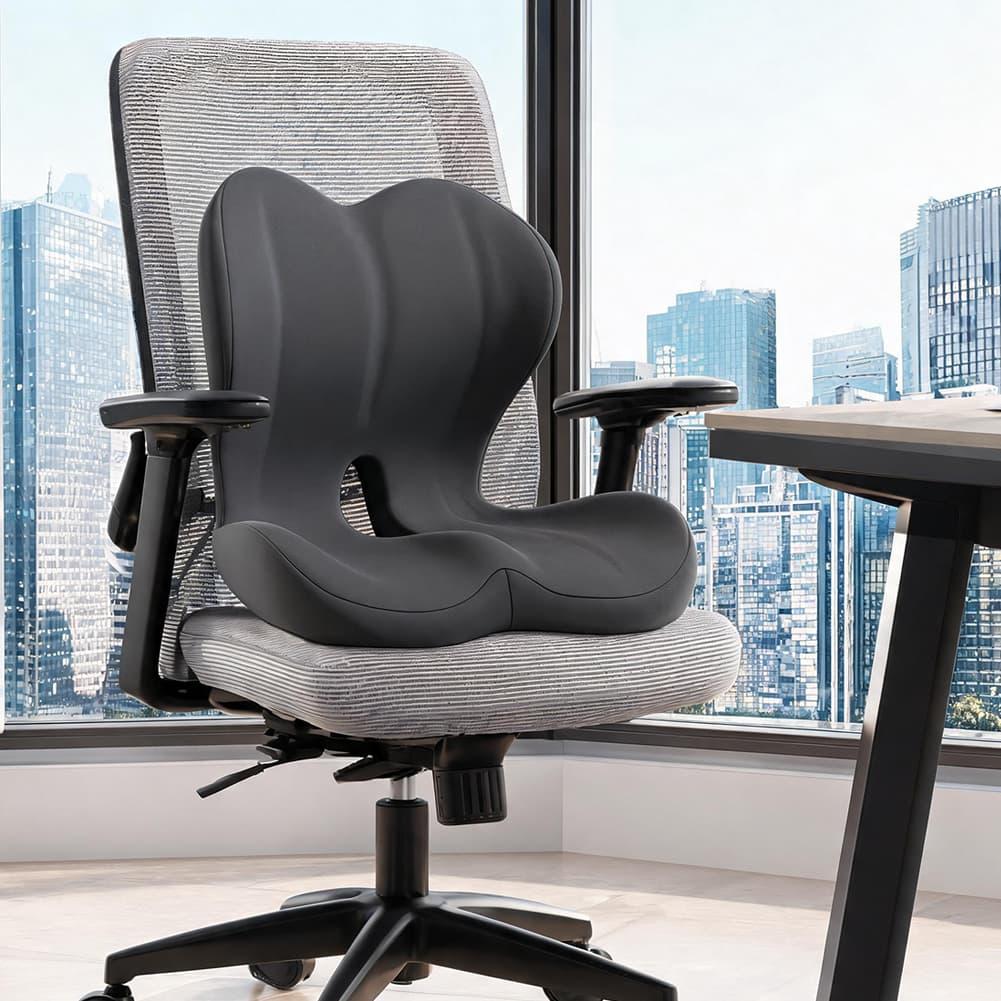 Memory Foam Ergonomic Car Seat - đánh giá và giá Memory Foam Car Neck Pillow Lumbar Support