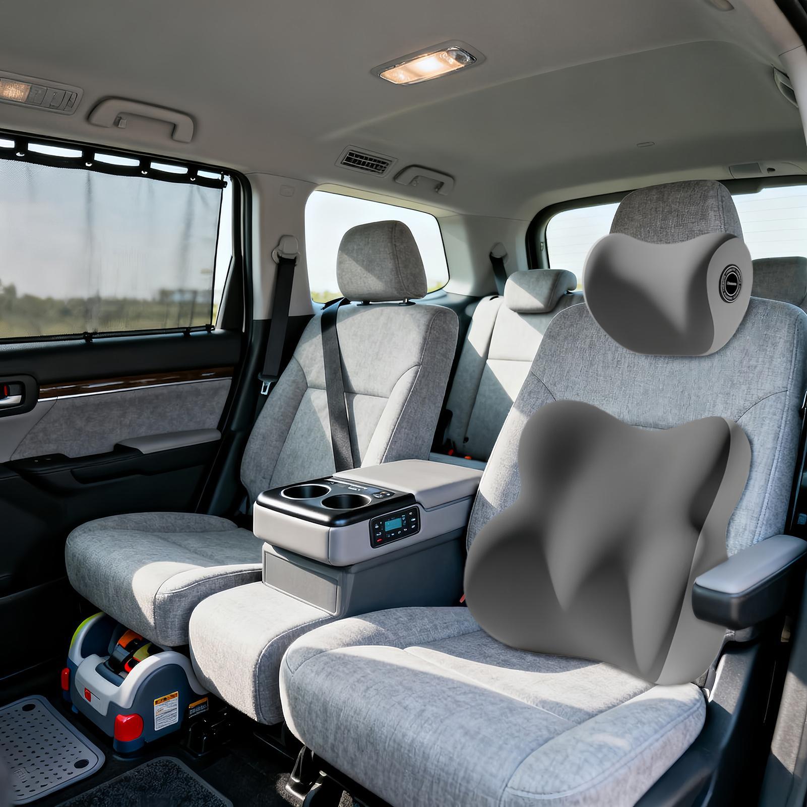 Car Seat Lumbar Support Ergono - đánh giá và giá Memory Foam Car Neck Pillow Lumbar Support