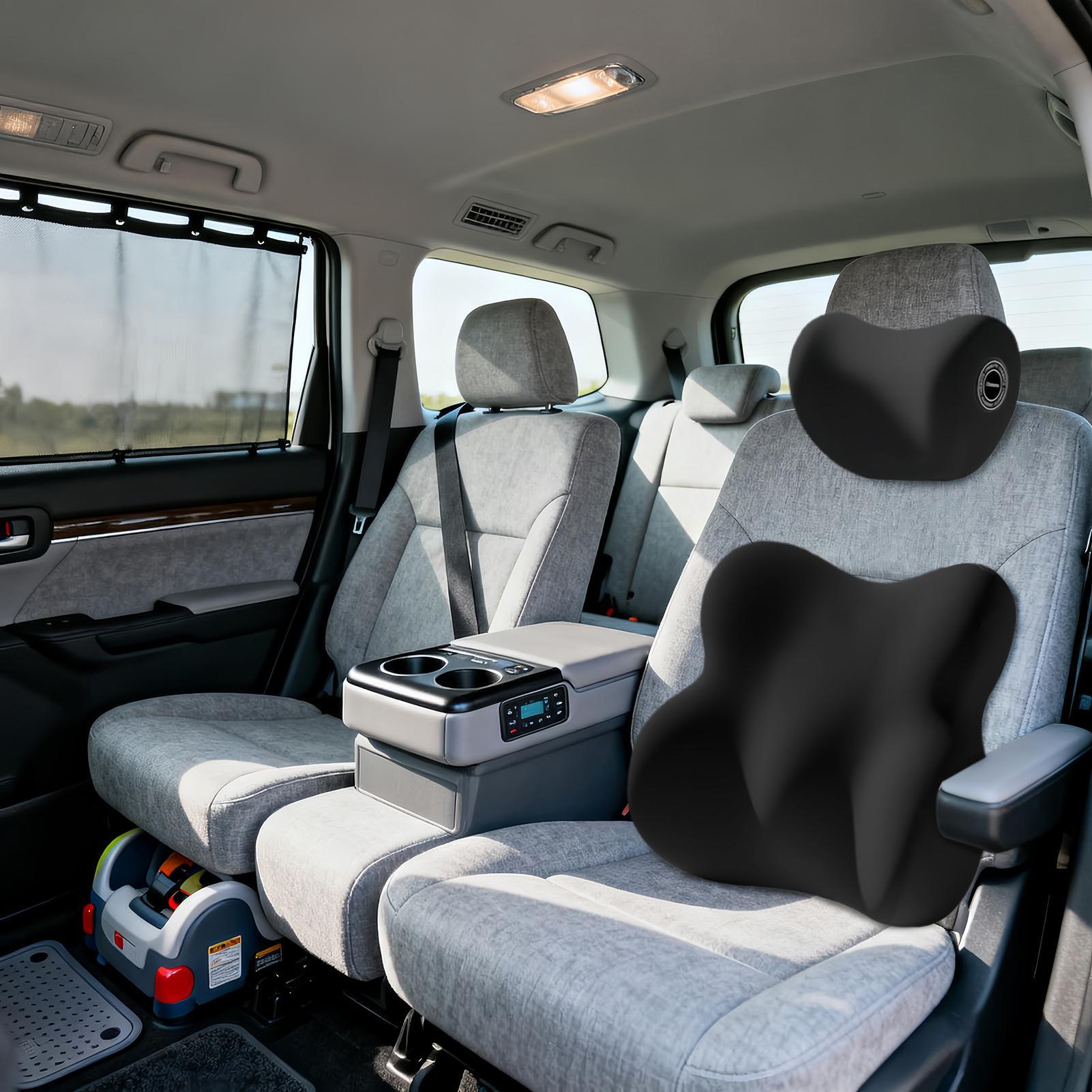 Car Seat Lumbar Support Ergono - đánh giá và giá Memory Foam Car Neck Pillow Lumbar Support
