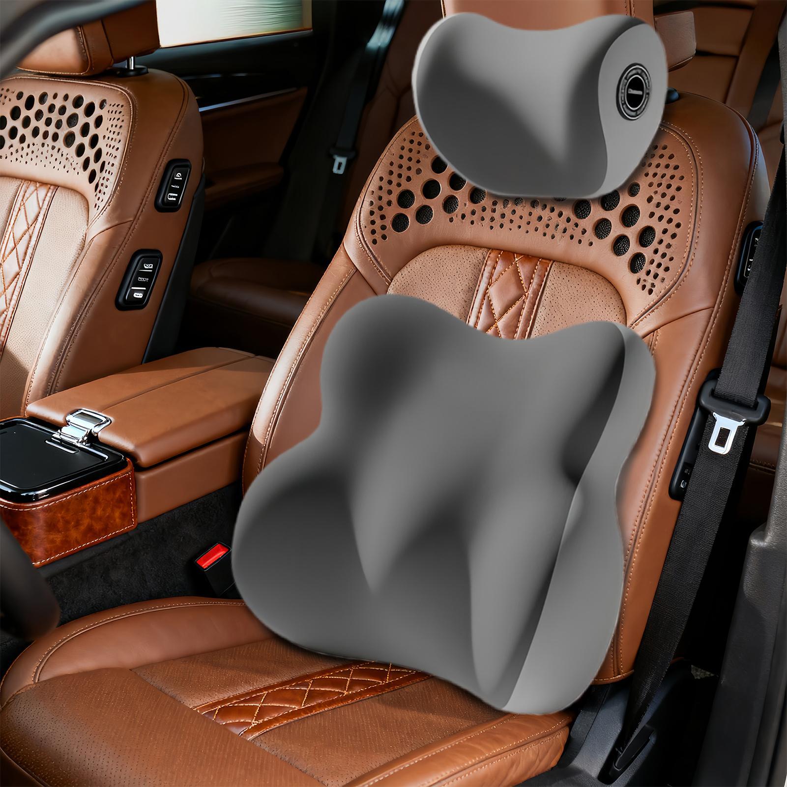 Car Seat Lumbar Support Ergono - đánh giá và giá Memory Foam Car Neck Pillow Lumbar Support