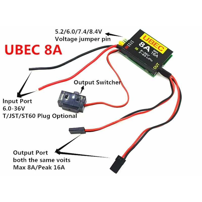 UBEC-8A BEC Dual UBEC 8A/16A O - đánh giá và giá Car Electronics
