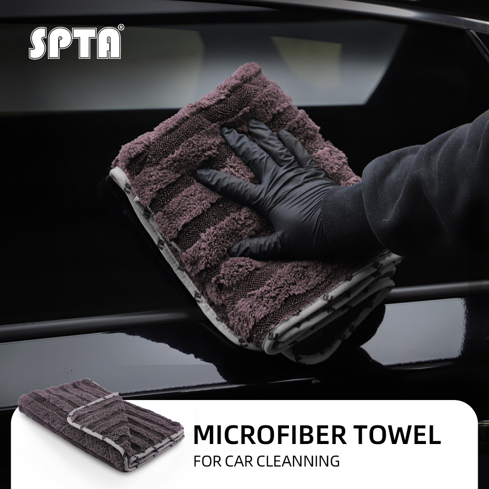 SPTA Gray Microfiber Car Dryin - đánh giá và giá Microfiber Car Drying Towel Super Absorbent