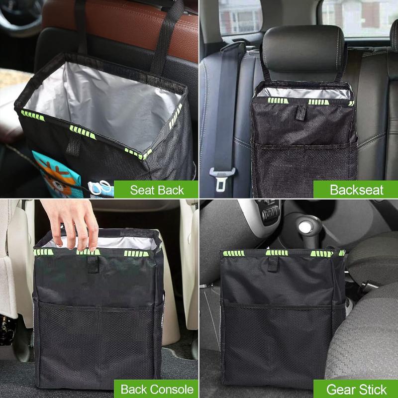 Foldable Car Trash Can With St - đánh giá và giá Waterproof Car Trash Can With Lid