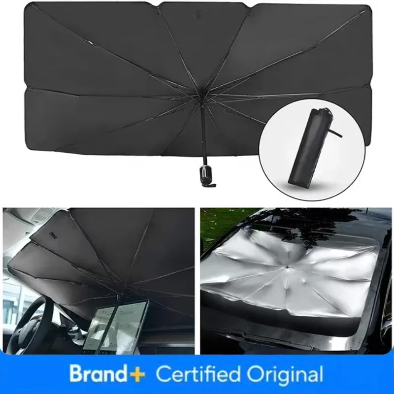 Retractable Anti Uv Protection - đánh giá và giá Car Sunshade Windshield Umbrella Foldable