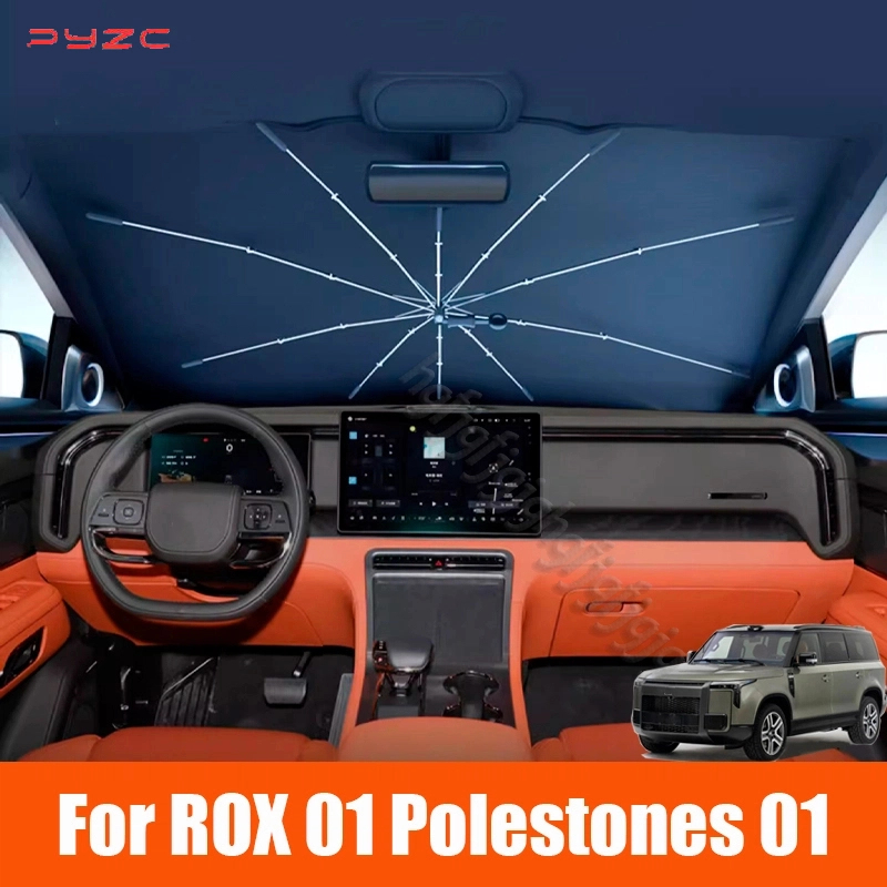 For ROX 01 Polestones 01 Car 2 - đánh giá và giá Car Sunshade Windshield Umbrella Foldable
