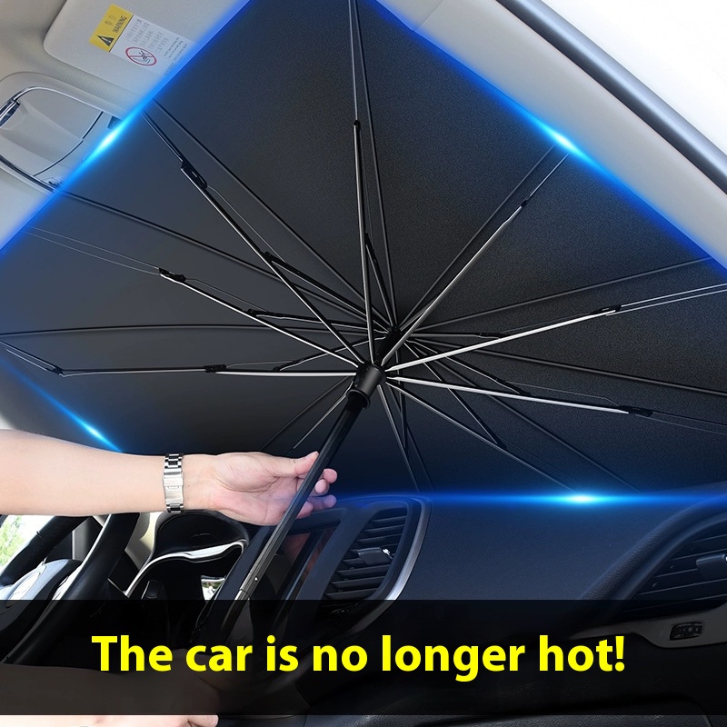 For ROX 01 Polestones 01 Car 2 - đánh giá và giá Car Sunshade Windshield Umbrella Foldable