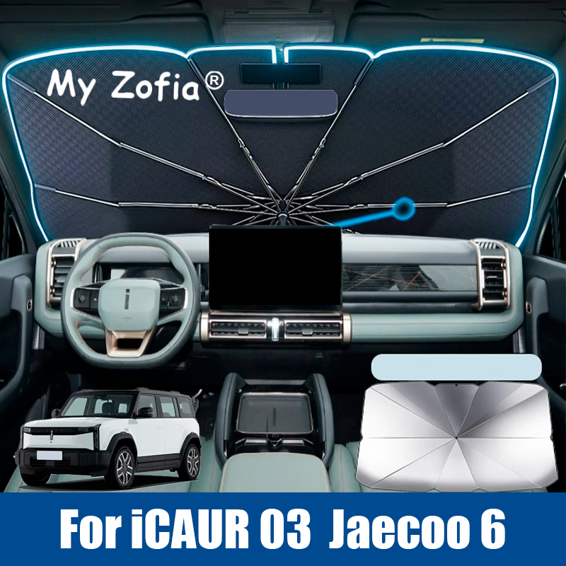 For iCAUR 03 Jaecoo j6 iCAR 03 - đánh giá và giá Car Sunshade Windshield Umbrella Foldable