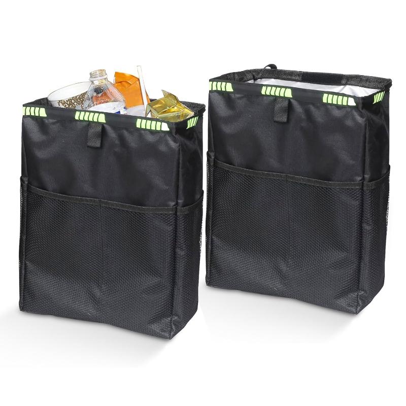 Car Trash Can No Drilling Requ - đánh giá và giá Waterproof Car Trash Can With Lid