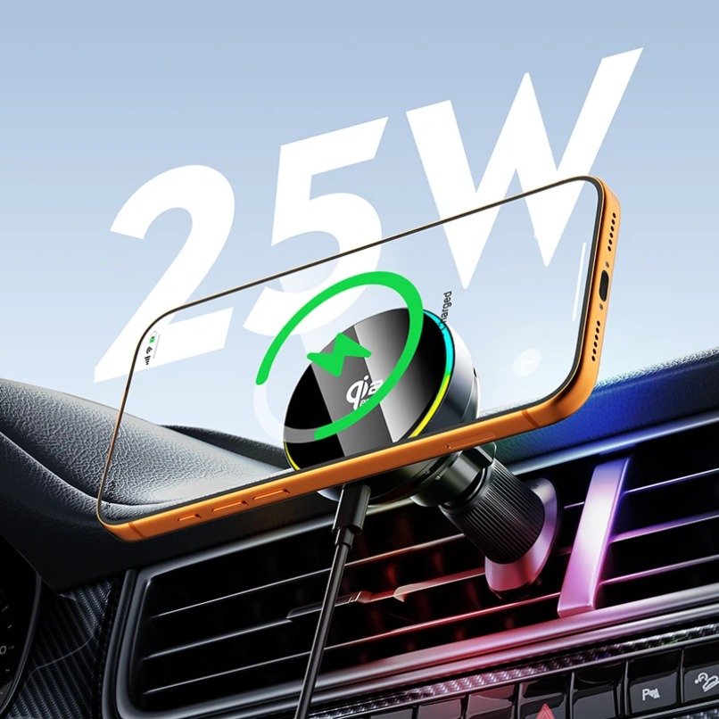 Qi2 25W Magnetic Wireless Car  - đánh giá và giá Wireless Car Charger Mount Fast Charging