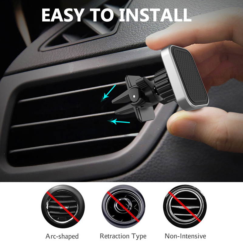 Multifunctional Universal Car  - đánh giá và giá Magnetic Phone Holder For Car Vent