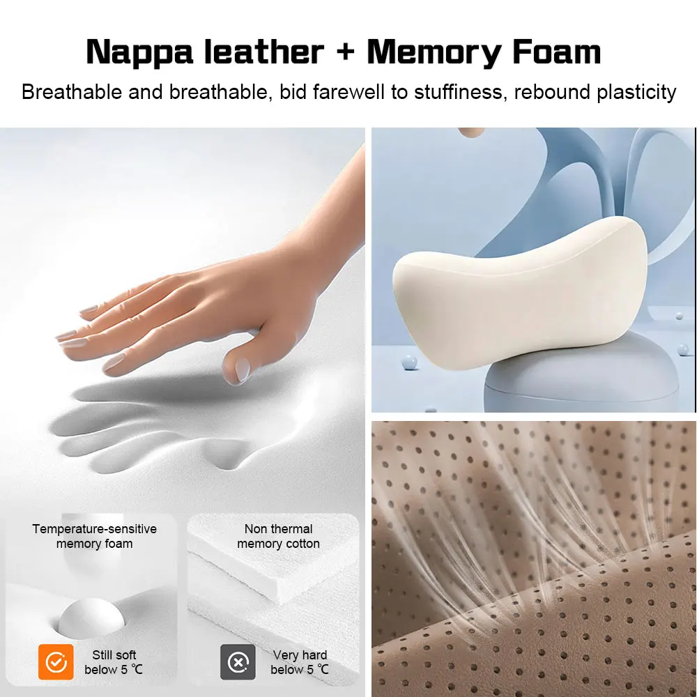 Car Headrest Seat Neck Pillow  - đánh giá và giá Memory Foam Car Neck Pillow Lumbar Support