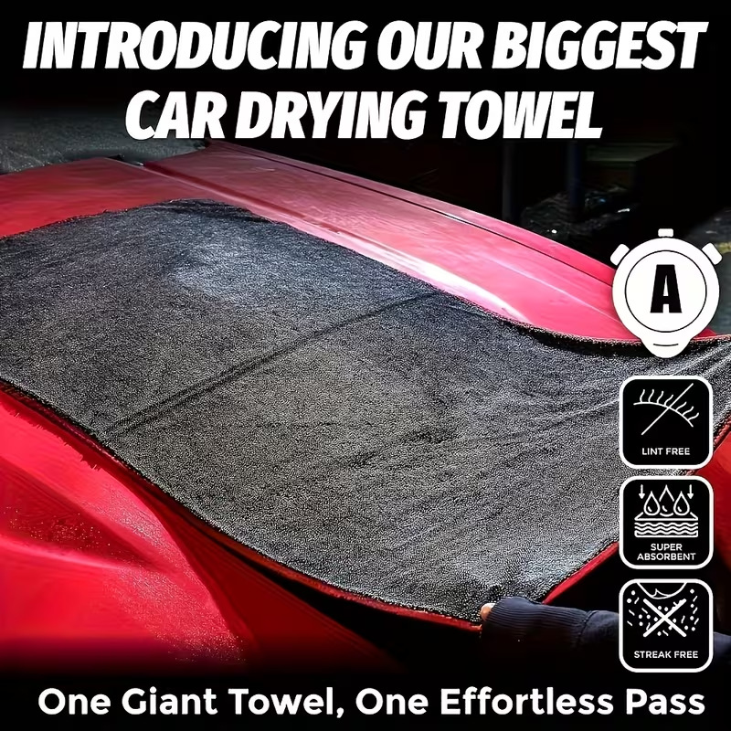 Super Absorbent Microfiber Car - đánh giá và giá Microfiber Car Drying Towel Super Absorbent