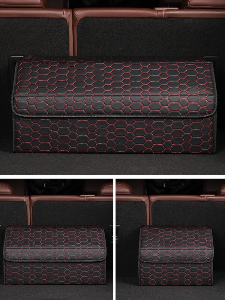 Foldable Leather Car Trunk Org - đánh giá và giá Car Trunk Organizer Foldable Storage Box