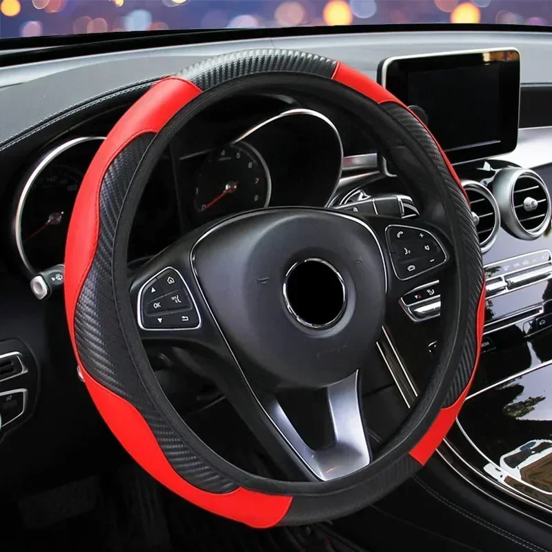 Anti-Slip Car Steering Wheel C - đánh giá và giá Car Steering Wheel Cover Anti Slip Breathable