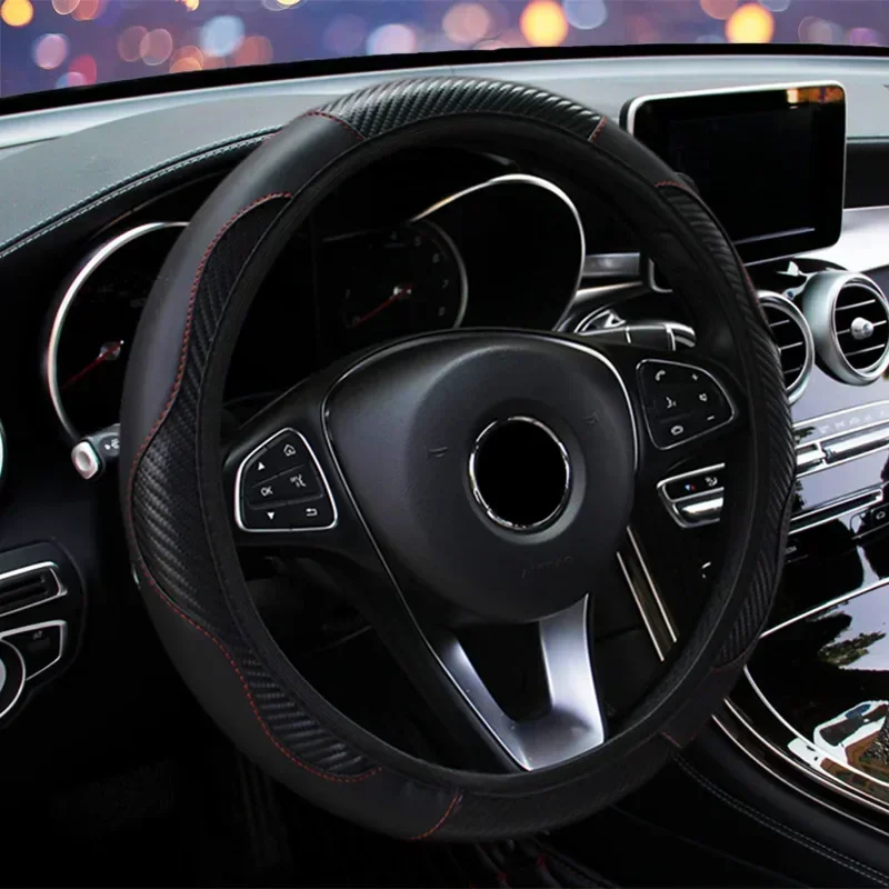 Anti-Slip Car Steering Wheel C - đánh giá và giá Car Steering Wheel Cover Anti Slip Breathable