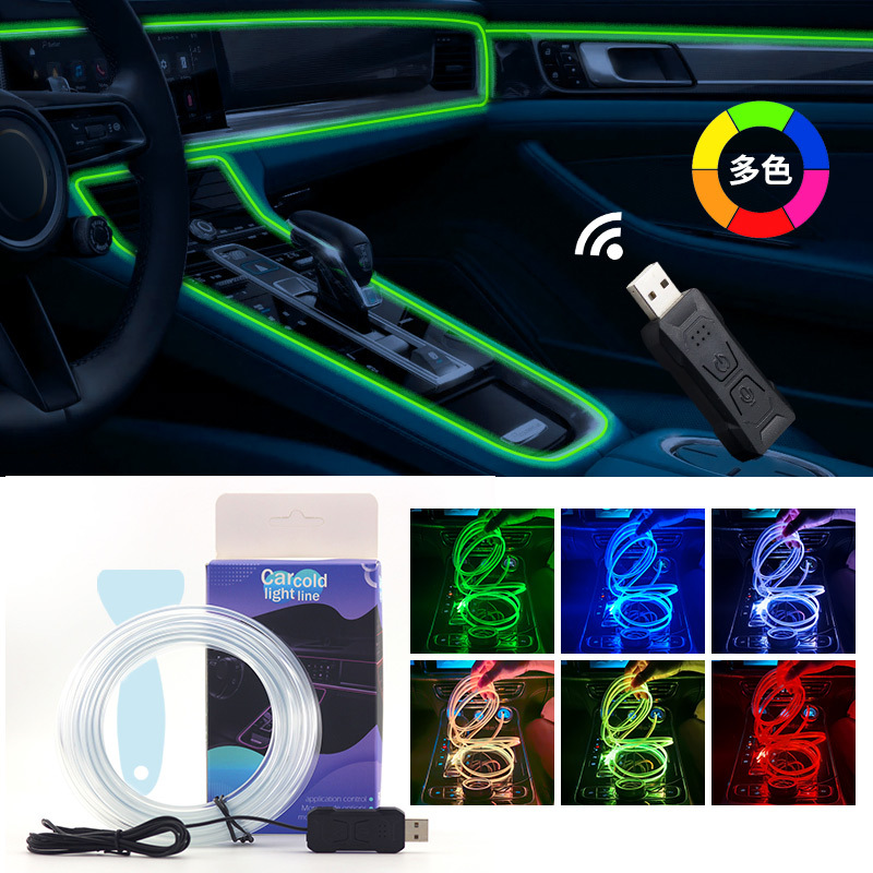 Car RGB Ambient LED Light Stri - đánh giá và giá Led Ambient Interior Car Lights App Control