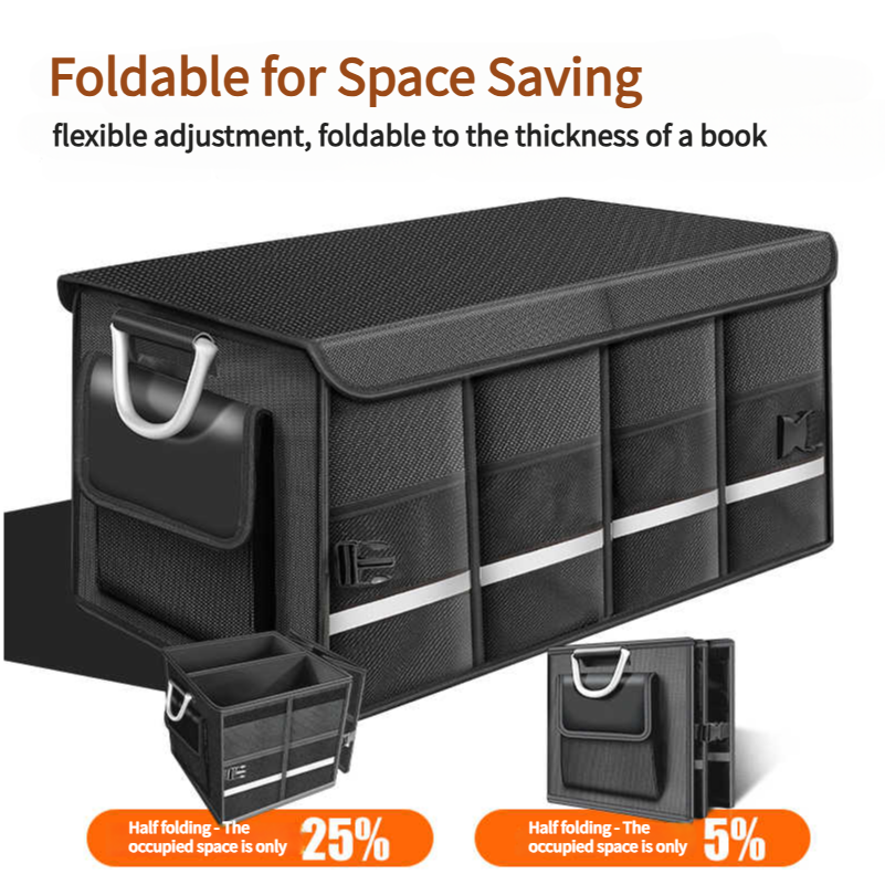 Heavy-Duty 72L Trunk Organizer - đánh giá và giá Car Trunk Organizer Foldable Storage Box