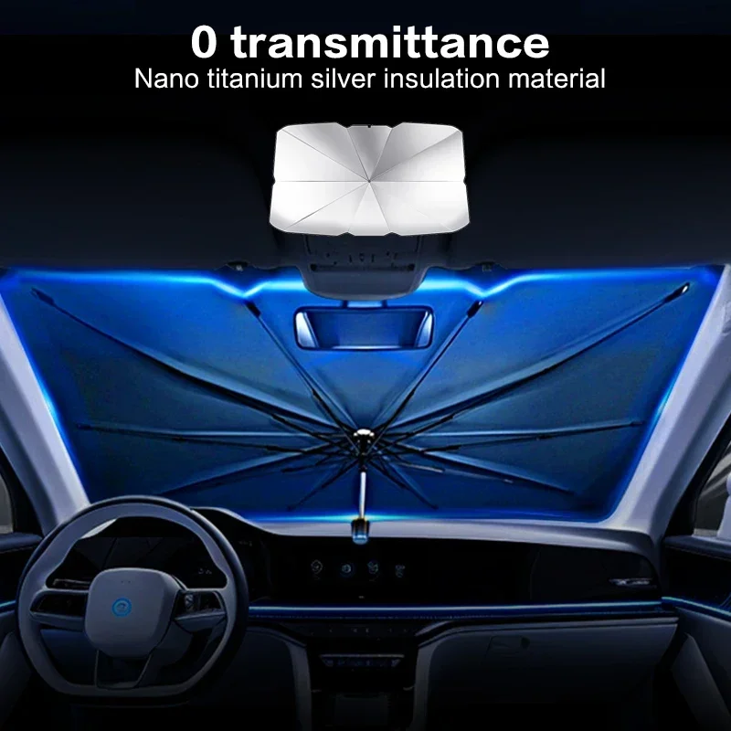 Car Front Windshield Sunshade  - đánh giá và giá Car Sunshade Windshield Umbrella Foldable